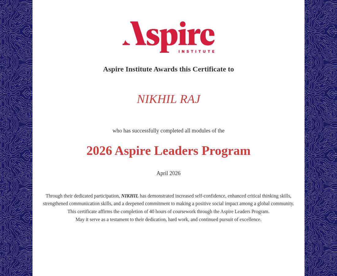 Nikhil Raj - CSE Sophomore at Institute of Engineering & Technology ...